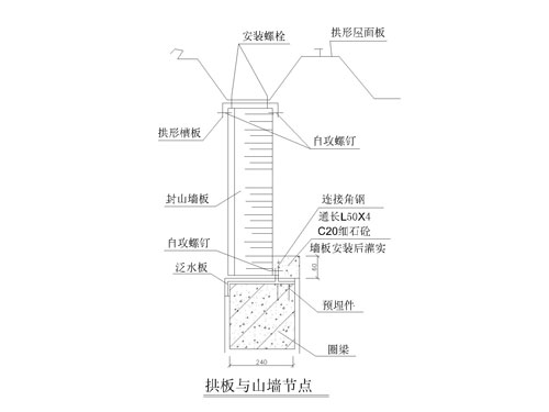 金屬拱形屋頂圖片